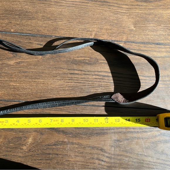 James Culver Handmade Leather Bag Black Brown Leather Shoulder Bag Handmade - Picture 5 of 8